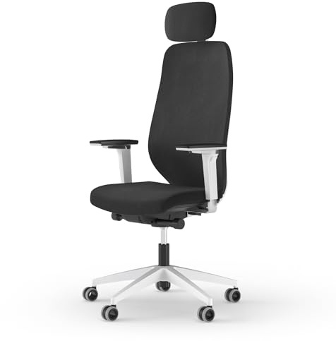 Ergotopia MasterBack Pro ergonomischer Bürostuhl [TESTSIEGER] – Schreibtischstuhl ergonomisch mit 3D-Neigungsmechanik & 5D-Armlehnen – Perfekt als Drehstuhl für Büro & Home Office