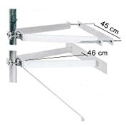 Erard 800872 Fixation Murale Blanc