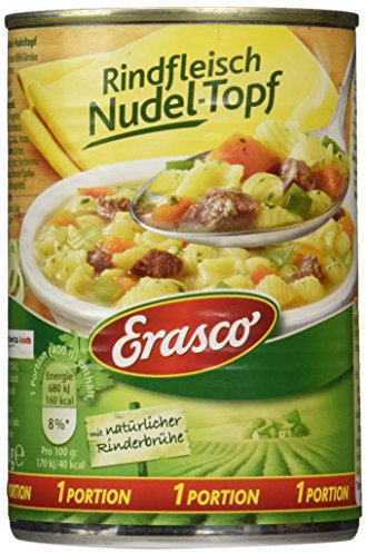 Erasco Rindfleisch-Nudeltopf, 3er Pack (3 x 400 g)