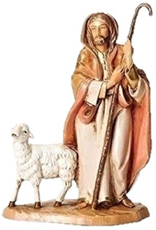 Fontanini The Good Shepherd with Sheep Italian Nativity Village Figurine