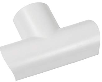 D-Line | Clip-Over Equal Tee | white 30x15mm Bag of 5