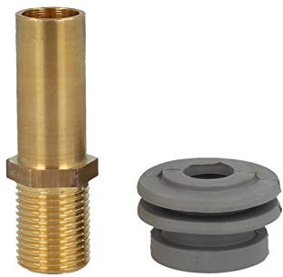 tecuro -4699901- Urinal-Verbinder für UP 33-35 mm, Ø 19 mm Anschlussstutzen MS