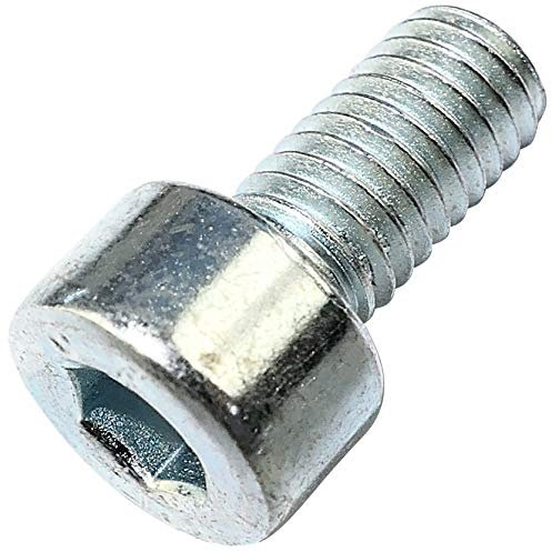 AERZETIX - Set di 100 pezzi - Bulloni M5x10 - con testa esagonale interna - Ø5x10mm - DIN 912 - classe 8.8 - acciaio zincato - fai da te - attrezzo di montaggio/ferramenta - C47635