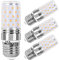 SanGlory 4er Pack E27 LED Lampen, 9W 950LM Warmweiss 2700K E27 LED Maiskolben ersatz 80W E27 Halogenlampe, Energiesparlampe E27 Mais Birne, Kleine Edison-Schraube Kerze Licht E27 Nicht Dimmbar