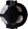 Voxura Unterputz-Gerätedose Schalterdose winddicht UP 47mm flach Ø 60mm M20 M25 Schwarz 100 Stück