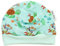 Kleine Könige Mütze Baby Jungen Beanie · Mitwachs-Funktion · Modell Schildkröte AFFE Diving Monkey, Aqua · Ökotex 100 Zertifiziert · Größe 74/80