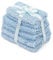 Odoria 1/12 Scale Dolls House Miniature Bathroom Towels Dollhouse Accessories, Blue