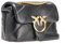 Pinko Damen Love Mini Puff Cl Sheep Nappa Tasche, Z99q_schwarz-Antique Gold
