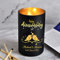 Personalised Candle Rose English Pear Amber Freesia Gifts for Wedding Christmas Anniversary Birthday Memorial Candle Gift for Her Women Him Men from Wife Husband up to 40 Hours Burn Time (Design 04)