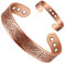 Cigmag 9X Lymphatic Drainage Copper Bracelet for men Ultra Strength Magnet Mens Copper Bracelet Adjustable with Present Box (Tree of Life)
