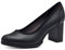 s.Oliver Damen Pumps mit Blockabsatz mit Strukturmuster, Schwarz (Black), 39 EU