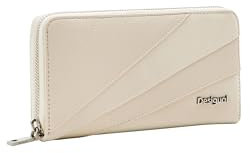 Desigual Women's Mone_Machina Fiona Tri-Fold Wallet, White