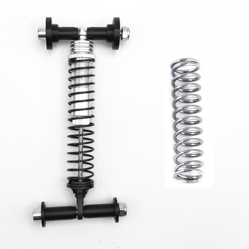 ODO LUCK Silber Dämpfer Mod Verbesserung + Harte Feder für Fanatec CSL Drossel/Kupplung/Nicht-LC (Load Cell) Pedal, Stoßdämpfer Mod Verbesserung, Modifikationszubehör