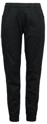 Black Diamond Notion Damen-Hose, Jogger-Stil, Kletter- und Aktivhose, Schwarz, M