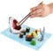 WEIYIXIN Plato De Sushi De TiburóN,Platos Rectangulares De Porcelana Con Forma De TiburóN,Plato De InmersióN De TiburóN 3d Con Soporte Para Salsa De Soja,DecoracióN De Cocina