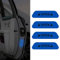 deemars 4PCS Auto Tür offen Warnung reflektierende Aufkleber, Nacht Sicherheit Aufkleber, Anti-Kollisions-Schutzstreifen Band, Fahrzeug Dekorative Aufkleber Zubehör Universal für LKW (Blau)