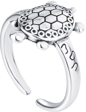 IMINI Retro-Schildkröte, verstellbar, Vintage-Stil, Statement-Ring, Ozean, Meerestier, stapelbar, offene Fingerbänder, Ewigkeit, Freundschaftsringe, niedlicher Haustierschmuck, Geschenke für Damen,