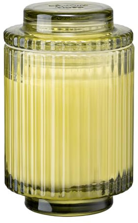 LA JOLIE MUSE Tanne Duftkerze, natürliches Wachs, 80 Std Brenndauer, Glasbehälter als Geschenk oder für zu Hause, 312g