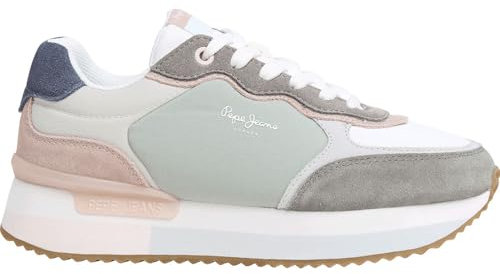 Pepe Jeans Rusper Class mehrfarbige Turnschuhe aus Leder