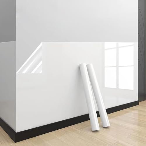 Matte Wandschutzfolie Selbstklebend，Elektrostatische Elefantenhaut Wandschutz Spritzschutz Wandfolie Protector für Küche，Mülleimer,Möbel,Büro, Schule, Kindergarten,Katzen, Hunde Klarsichtfolie