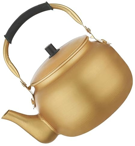 AUTSUPPL 1l Korean Style Thickened Aluminum Water Boiler Kettle, Stovetop Tea Kettle for Gas and Coal Stove, Large Capacity Metal Water Heating Pot for Home Use