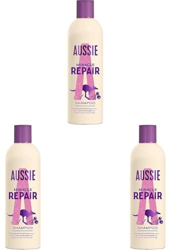 Aussie Shampoo Repair Miracle 300 ml (Packung mit 3)
