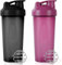 APOMOONS Shaker à protéines - 600 ml - Avec échelle de mesure - Sans BPA - Anti-fuite - Durable et sans odeur - Pour poudre de protéines de lactosérum crémeuse