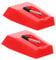 CATIEBYE Plattenspieler Nadel Ersatz Dual Stylus Nadeln Record Player Stylus Für Rot