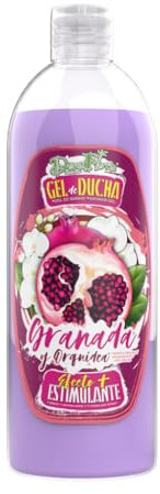 Dona Flora - Pomegranate & Orchid Shower Gel - 750ml - Stimulating and Invigorating Effect - Cleansing Care with Fruity Floral Fragrance