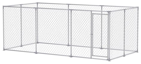 NAIZY Hühnerstall 400x200x165 cm Groß Hühnergehege mit Tür Hühner Freigehege Hühnerhaus Outdoor & Indoor Hühnerkäfig Geflügelstall, Rechteckig