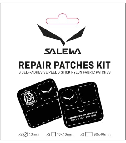 Salewa REPAIR PATCHES KIT 2PCS, SET, black/white