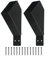 Robust Iron Pergola Brackets with 45 Degree Angle Design Perfect for Various Outdoor Applications (2pcs )
