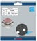 Bosch 5x PRO Plastic and Hard Stone F355 Sanding Disc (for Concrete, Hard stone, Ø mm, Grit 240, Professional Accessory Random Orbital Sander)