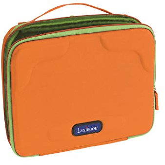 Lexibook, Tablet-Schutztasche für Kinder, Kinder-Tablet-Transporttasche, orange/grün, MFA50-02