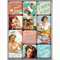Nostalgic-Art Retro Kühlschrank-Magnete Geschenk-Idee für Nostalgie-Fans, Magnetset für Magnettafel, Say It 50's - Nice Slogans, 9 Stück