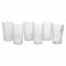 LOBERON Gläser 6er Set Fleury, mit dekorativem Reliefmuster, Wasser- oder Saftglas, mundgeblasen, spülmaschinenfest, Küchenutensilien, Tischaccessoires, Glas, klar