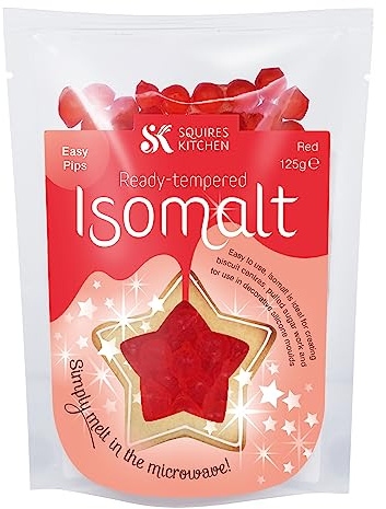 Squires Kitchen Red Tempered Isomalt - 125g