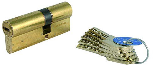 tesa – Profilzylinder Messing Sicherheit T80 40 x 40 mm