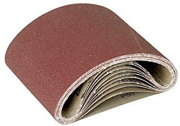 RETOL bandes abrasives, 480 x 200 mm, G40, p. ponceuses à bande, corindon normal (Lot de 10)