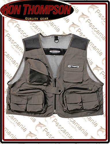 Ron Thompson FLIEGENWESTE MESH LITE Fly Vest - Brown, XL