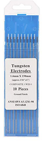 TIG schweißen wolfram 10 stücke Lila Composite Wolframelektrode Kopf Wolfram Nadel TIG Wolfram Rod 1,6 * 150mm