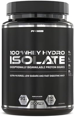 Prozis 100% Hydro Whey 900 g Chocolate El suero de leche más PURO, mejorado, Ultrafiltrada y aislada, controlar el peso, adelgazar y potenciar el desarrollo y el mantenimiento de la masa muscular