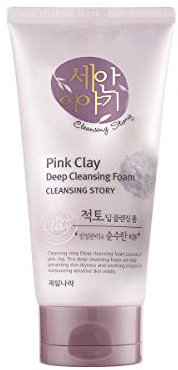 Cleansing Story Nettoyant naturel en mousse profonde pour le visage - Argile rose