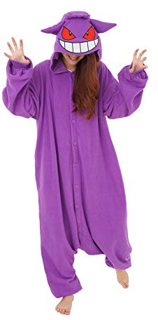 Gengar Pokemon Kigurumi Onesie