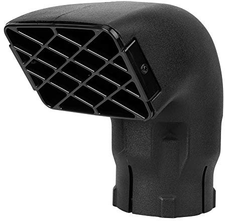 BLLBOO Auto Lufteinlassschnorchel, 3,5 Zoll Universal Inlet Snorkel Top Head Auto Mudding Schnorchelkopf Luft Ram Ersatzzubehör für Landcruiser