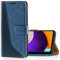 Mulbess für Samsung Galaxy A52S 5G / A52 4G / 5G Hülle, Handyülle Leder mit Kartenfach, Klapphülle mit Magnetverschluss, Flip Case Etui Handytasche Schutzhülle, Stilvoll Diamant Blau