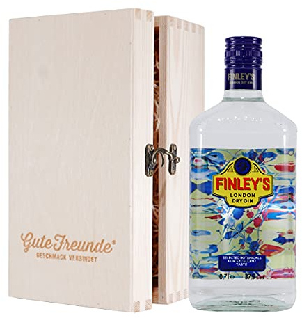Finley's London Dry Gin mit Geschenk-HK