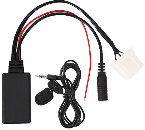 Auto Bluetooth Mikrofon, Yctze AUX-In Kabeladapter Auto Bluetooth 5.0 Mikrofon Ersatz für 2 3 5 6 RX8 für Mazda cx7 Bluetooth Mazda 3 Bluetooth kit Mazda 6 gg Bluetooth carlink Bluetooth Mazda 6 gg