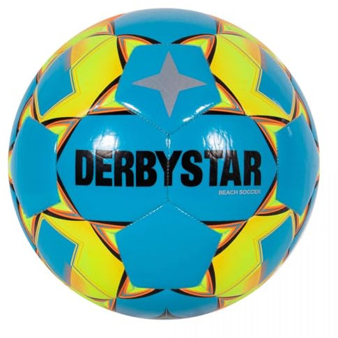 Derbystar Beach V22 Fußball Blau Gelb Orange 5