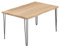 LAMO Manufaktur Esstisch Küchentisch Schreibtisch Couchtisch aus Massivholz, mit Baumkante 140x80x76 cm (AxBxH), Creative, Natur/Schwarz, LAB-01-A-002-9005Cr